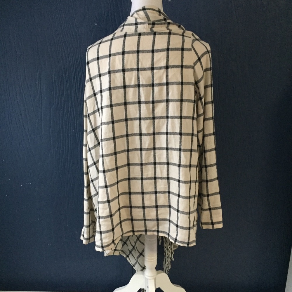 Hippie Love Open Cardigan Window Pain Size M / L - Picture 6 of 7